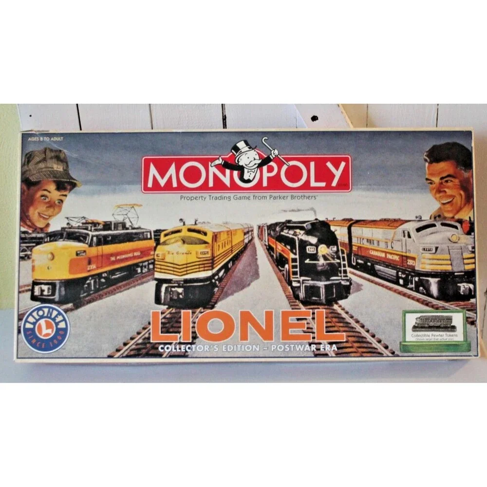2000 USAopoly Lionel Monopoly Collector's Edition  Postwar Era Complete